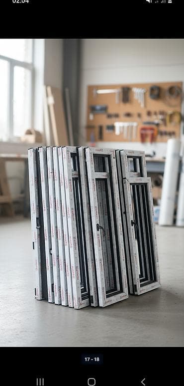 Пластиковые оконные профили, предназначенные для изготовления at lalafo.kg Пластиковые оконные профили, предназначенные для изготовления