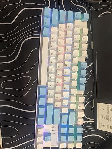 Клавиатура, Механическая, Проводное подключение, Размер: 75% at lalafo.kg Клавиатура, Механическая, Проводное подключение, Размер: 75%