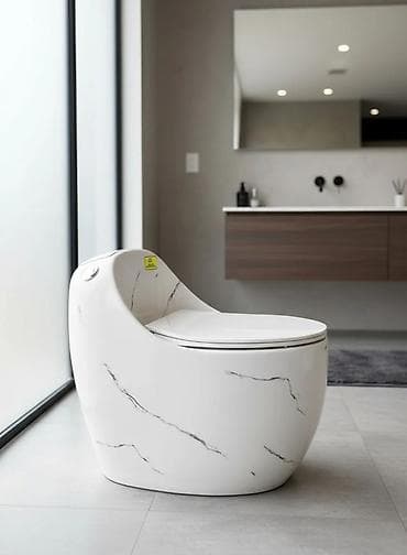 Унитаз Напольный, Новый, Материал: Керамика, Платная установка at lalafo.kg Унитаз Напольный, Новый, Материал: Керамика, Платная установка