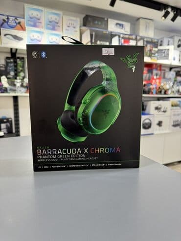 Razer Barracuda X Chroma — Phantom Green Edition Беспроводная at lalafo.kg Razer Barracuda X Chroma — Phantom Green Edition Беспроводная