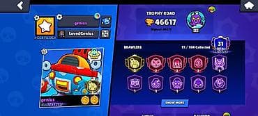 Игровой аккаунт Brawl Stars Основные параметры: - Трофеи: 46 617 at lalafo.kg Игровой аккаунт Brawl Stars Основные параметры: - Трофеи: 46 617
