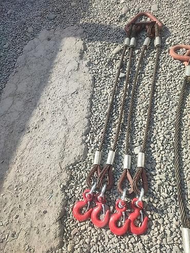Стропа чалка паук удавка цепной тросовой паук чалка трос буксир ремень at lalafo.kg Стропа чалка паук удавка цепной тросовой паук чалка трос буксир ремень