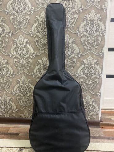 Акустическая гитара 6-струнная, черная матовая, формат dreadnought с at lalafo.kg Акустическая гитара 6-струнная, черная матовая, формат dreadnought с