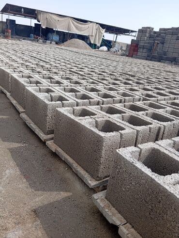 Пескоблок Гладкий, Заборный, 400x200x200, Платная доставка, Самовывоз at lalafo.kg Пескоблок Гладкий, Заборный, 400x200x200, Платная доставка, Самовывоз