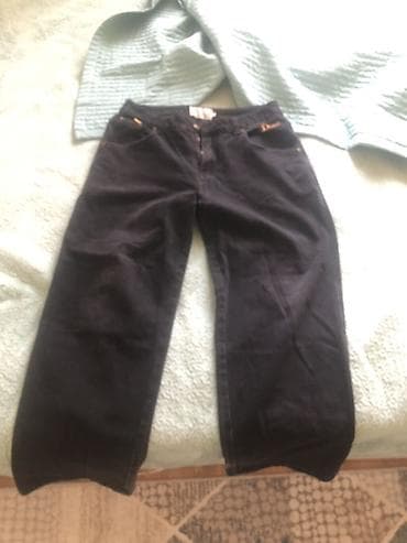 Черные брюки/джинсы Dime - Цвет: насыщенный черный - Посадка: средняя at lalafo.kg Черные брюки/джинсы Dime - Цвет: насыщенный черный - Посадка: средняя