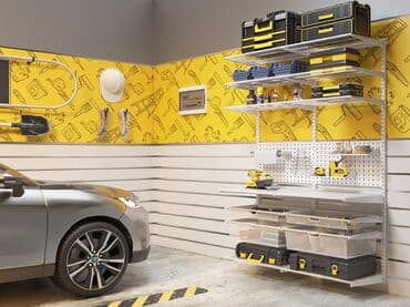 Гардеробная система ПРАКТИК Home Гараж 1 белая отличается at lalafo.kg Гардеробная система ПРАКТИК Home Гараж 1 белая отличается