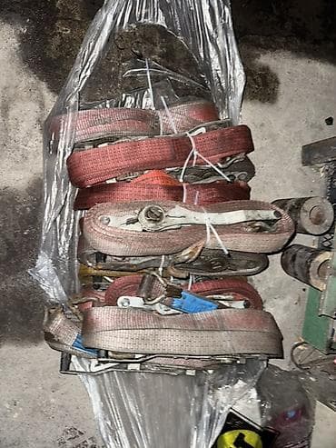 Стяжные ремни с храповым механизмом (ратчет) для крепления грузов. - at lalafo.kg Стяжные ремни с храповым механизмом (ратчет) для крепления грузов. -