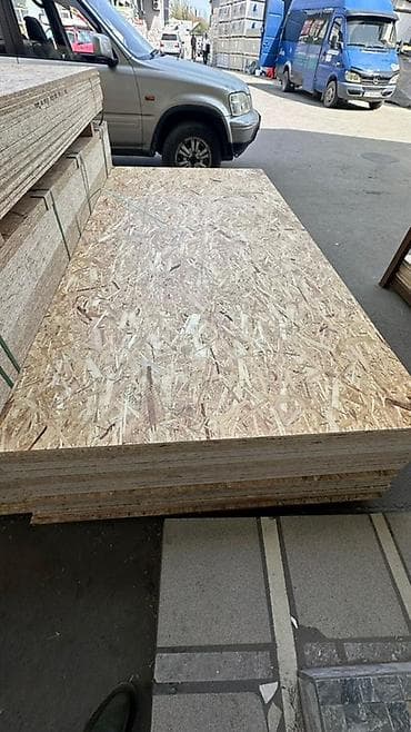 OSB 15мм плита (ориентированно-стружечная плита) - Материал at lalafo.kg OSB 15мм плита (ориентированно-стружечная плита) - Материал