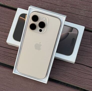 IPhone 16 Pro, Б/у, 256 ГБ, Desert Titanium, 100 % at lalafo.kg IPhone 16 Pro, Б/у, 256 ГБ, Desert Titanium, 100 %