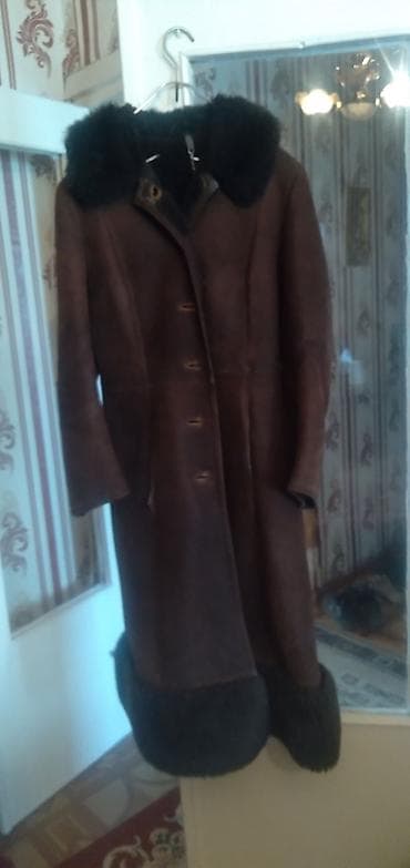 Продается натуральная,женская дубленка,коричневого цвета,размер at lalafo.kg Продается натуральная,женская дубленка,коричневого цвета,размер
