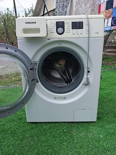 Стиральная машина Samsung, фронтальная загрузка 6 кг. Особенности и at lalafo.kg Стиральная машина Samsung, фронтальная загрузка 6 кг. Особенности и