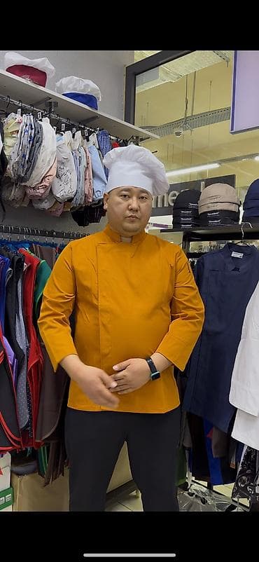 Поварские кителя в наличии m-l-xl-2xl-3xl-4xl • удобные модели • lalafo.kg да Поварские кителя в наличии m-l-xl-2xl-3xl-4xl • удобные модели •