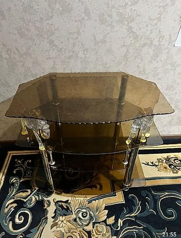 Тумба и подставка для телевизора, Б/у, Напольная, Стекло, Самовывоз at lalafo.kg Тумба и подставка для телевизора, Б/у, Напольная, Стекло, Самовывоз