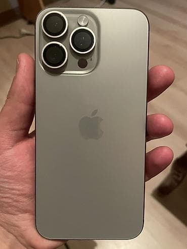 IPhone 15 Pro, Б/у, 256 ГБ, Natural Titanium, Чехол, Коробка, Защитное стекло, 88 % at lalafo.kg IPhone 15 Pro, Б/у, 256 ГБ, Natural Titanium, Чехол, Коробка, Защитное стекло, 88 %