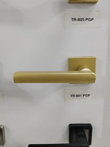 Эшиктин туткасылар: Ручка дверная TR-801 PGP - Тип: нажимная ручка на квадратной розетке lalafo.kg да — 1 Эшиктин туткасылар: Ручка дверная TR-801 PGP - Тип: нажимная ручка на квадратной розетке — 1