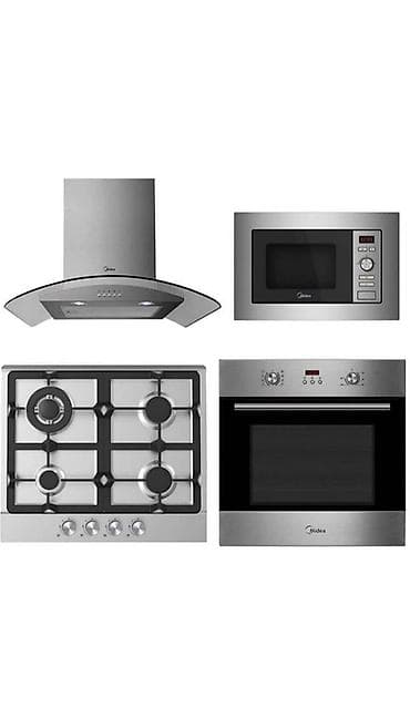 Комплект встраиваемой кухонной техники Midea (нержавеющая сталь): - lalafo.kg да Комплект встраиваемой кухонной техники Midea (нержавеющая сталь): -