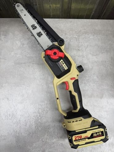 Аккумуляторная мини-цепная пила 21V (4.0Ah) - Компактная одноручная at lalafo.kg Аккумуляторная мини-цепная пила 21V (4.0Ah) - Компактная одноручная