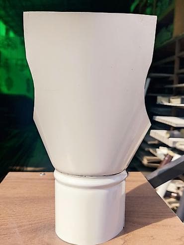 Дренаж системалары: Водосточная воронка (приёмная) из металла, белая. Назначение: - lalafo.kg да — 1 Дренаж системалары: Водосточная воронка (приёмная) из металла, белая. Назначение: - — 1