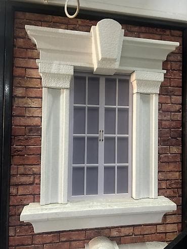 Декоративный оконный наличник/портал в классическом стиле - Комплект lalafo.kg да Декоративный оконный наличник/портал в классическом стиле - Комплект