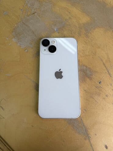 IPhone 13, Б/у, 128 ГБ, Белый, Чехол, Коробка, 74 % at lalafo.kg IPhone 13, Б/у, 128 ГБ, Белый, Чехол, Коробка, 74 %