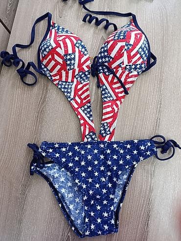 Купальники женские раздельные (2 комплекта) Размеры:голубой комплект at lalafo.kg Купальники женские раздельные (2 комплекта) Размеры:голубой комплект