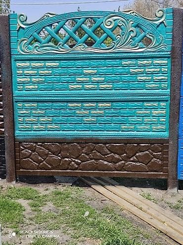 Бетонный еврозабор, Другой бренд, Декоративный, Новый, В розницу,Безналичный расчет at lalafo.kg — 2 Бетонный еврозабор, Другой бренд, Декоративный, Новый, В розницу,Безналичный расчет — 2