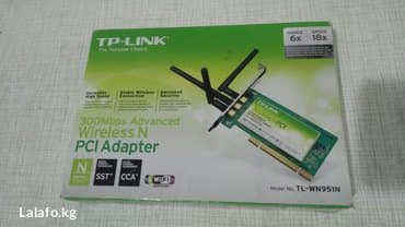 Wi-fi адаптер tp-link tl-wn951n (2 шт. ) Стояли в офисных компах до at lalafo.kg Wi-fi адаптер tp-link tl-wn951n (2 шт. ) Стояли в офисных компах до