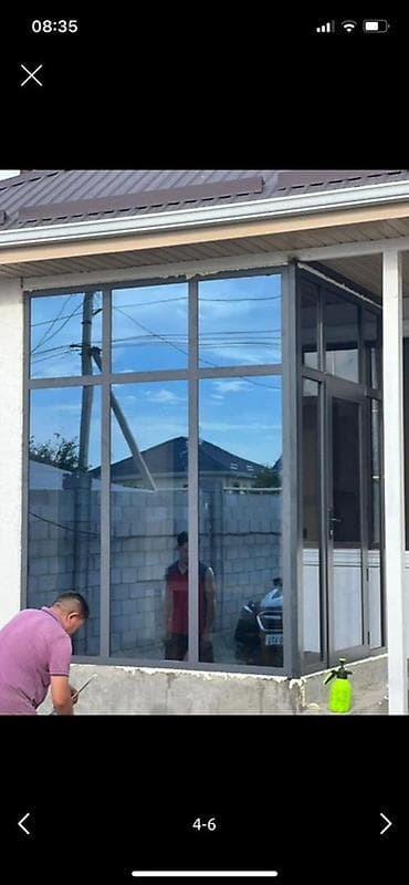 Пластиковое окно на заказ, Тип окна: Панорамные, Платная установка, Без рассрочки at lalafo.kg Пластиковое окно на заказ, Тип окна: Панорамные, Платная установка, Без рассрочки