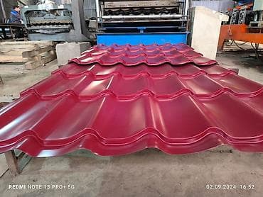 Металлочерепица штучного проката - Профиль: волновой (имитация at lalafo.kg Металлочерепица штучного проката - Профиль: волновой (имитация