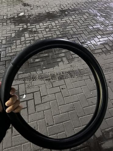 Экокожа Чехол на руль, цвет - Черный at lalafo.kg Экокожа Чехол на руль, цвет - Черный