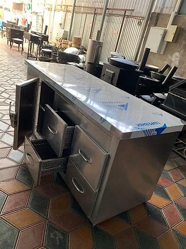 Стол холодильник, стол морозильник, стол холодильник для пиццы, стол at lalafo.kg Стол холодильник, стол морозильник, стол холодильник для пиццы, стол