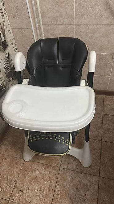Унаа түрүндөгү керебеттер: Детский стульчик для кормления. - Мягкое сиденье из экокожи: легко lalafo.kg да — 1 Унаа түрүндөгү керебеттер: Детский стульчик для кормления. - Мягкое сиденье из экокожи: легко — 1