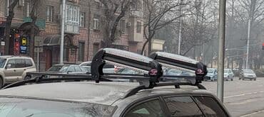 Крепление для лыж и сноубордов На крышку багажника Б/у, Платная доставка at lalafo.kg Крепление для лыж и сноубордов На крышку багажника Б/у, Платная доставка