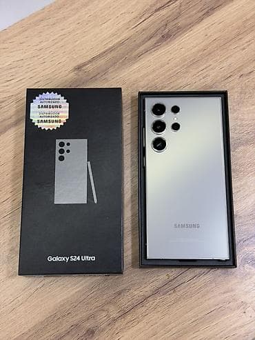Samsung Galaxy S24 Ultra, Колдонулган, 512 ГБ, түсү - Боз, 1 SIM, 2 SIM lalafo.kg да Samsung Galaxy S24 Ultra, Колдонулган, 512 ГБ, түсү - Боз, 1 SIM, 2 SIM