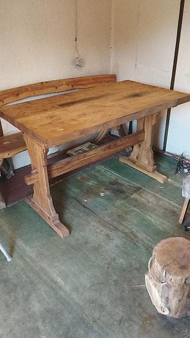 Кухонный стол, Б/у, Прямоугольный, Нераскладной at lalafo.kg Кухонный стол, Б/у, Прямоугольный, Нераскладной