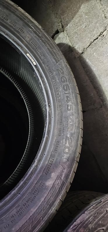 Шины 265 / 45 / R 20, Лето, Б/у, Пара, Легковые, Германия, Continental at lalafo.kg Шины 265 / 45 / R 20, Лето, Б/у, Пара, Легковые, Германия, Continental