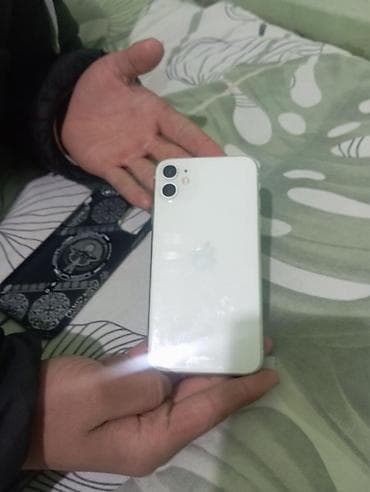 IPhone 11, 128 ГБ, Белый, Чехол, 100 % at lalafo.kg IPhone 11, 128 ГБ, Белый, Чехол, 100 %