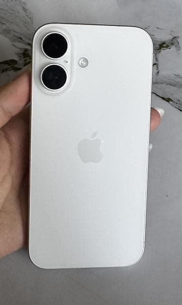 IPhone 16, Б/у, 256 ГБ, Белый, Зарядное устройство, Защитное стекло, Чехол, 93 % at lalafo.kg IPhone 16, Б/у, 256 ГБ, Белый, Зарядное устройство, Защитное стекло, Чехол, 93 %