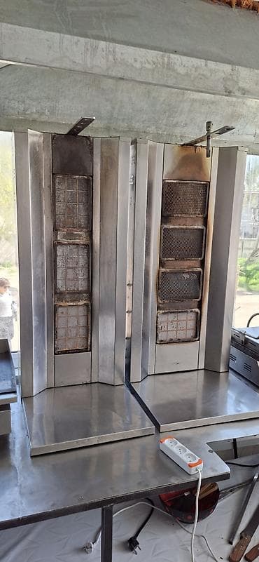 Профессиональный комплект для шаурмы/донер-кебаба (двухпостовой) at lalafo.kg Профессиональный комплект для шаурмы/донер-кебаба (двухпостовой)