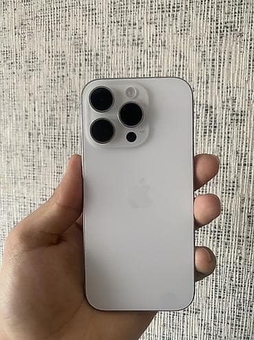 IPhone 16 Pro, Б/у, 256 ГБ, White Titanium, Коробка, 96 % at lalafo.kg IPhone 16 Pro, Б/у, 256 ГБ, White Titanium, Коробка, 96 %