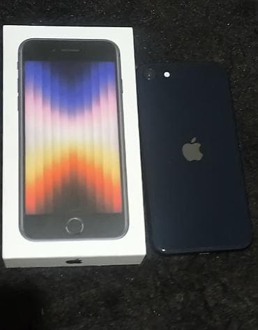 IPhone SE 2022, Midnight, Коробка at lalafo.kg IPhone SE 2022, Midnight, Коробка