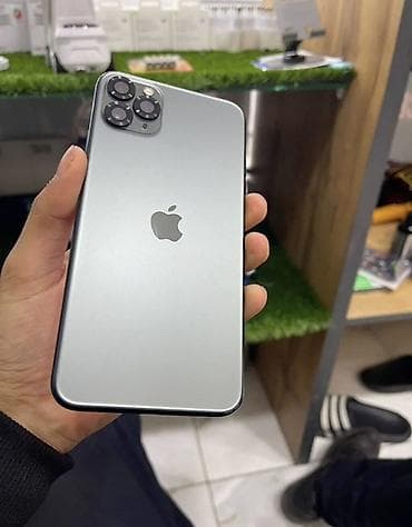 IPhone 11 Pro Max, Б/у, 256 ГБ, Matte Midnight Green, Коробка, 93 % at lalafo.kg IPhone 11 Pro Max, Б/у, 256 ГБ, Matte Midnight Green, Коробка, 93 %