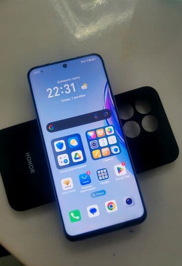 Honor X8a, Б/у, 128 ГБ, цвет - Голубой, 2 SIM at lalafo.kg Honor X8a, Б/у, 128 ГБ, цвет - Голубой, 2 SIM