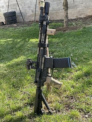 СТРАЙКБОЛ ПРИВОД на базе платформы AR с установленными аксессуарами at lalafo.kg СТРАЙКБОЛ ПРИВОД на базе платформы AR с установленными аксессуарами