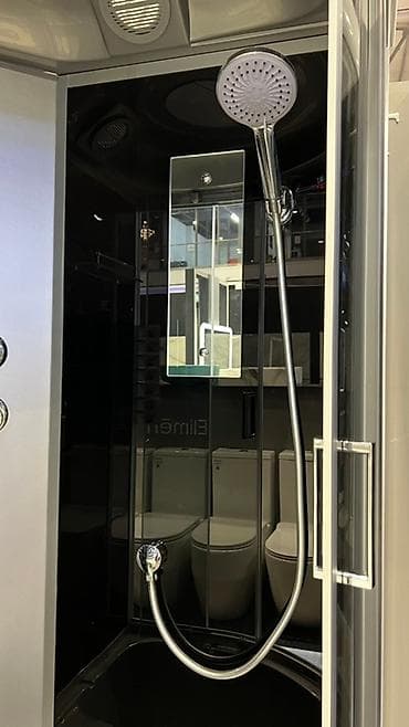 Душка үчүн поддондор: Душ кабинасы Жарым тегерек, Өлчөмү: 90 x 90 см, Поддондун бийиктиги: 15 см,Жабуусу: Караңгылатылган lalafo.kg да — 9 Душка үчүн поддондор: Душ кабинасы Жарым тегерек, Өлчөмү: 90 x 90 см, Поддондун бийиктиги: 15 см,Жабуусу: Караңгылатылган — 9