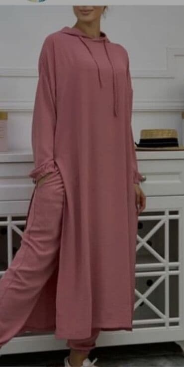 Двойка новая цвет розовый до 50 размера at lalafo.kg Двойка новая цвет розовый до 50 размера