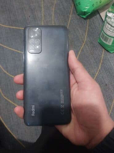 Redmi, Redmi Note 11, Б/у, 64 ГБ, цвет - Черный, 2 SIM at lalafo.kg Redmi, Redmi Note 11, Б/у, 64 ГБ, цвет - Черный, 2 SIM