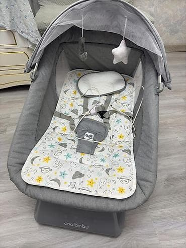 Электронный шезлонг-качалка для младенца Coolbaby. - Мягкое lalafo.kg да Электронный шезлонг-качалка для младенца Coolbaby. - Мягкое