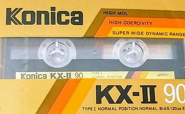 Аудиокассета Konica KX‑II 90 минут ( 1987г. ) - Тип: Type I (Normal at lalafo.kg Аудиокассета Konica KX‑II 90 минут ( 1987г. ) - Тип: Type I (Normal