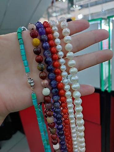 Бусы, Женские, Новый at lalafo.kg Бусы, Женские, Новый